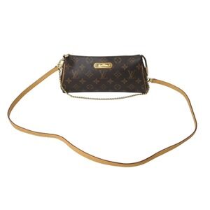 LOUIS VUITTON Eva Shoulder Bag Monogram Brown